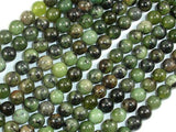 Dendritic Green Jade Beads, 6mm Round Beads-Gems: Round & Faceted-BeadBeyond