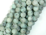 Matte Sesame Jasper Beads, Kiwi Jasper, 8mm Round Beads-Gems: Round & Faceted-BeadBeyond