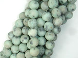 Matte Sesame Jasper Beads, Kiwi Jasper, 10mm, Round Beads-Gems: Round & Faceted-BeadBeyond