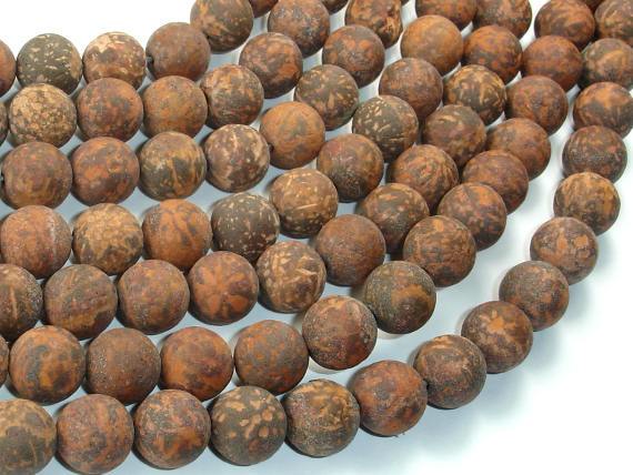 Matte Firework Jasper, 10mm Round Beads-Gems: Round & Faceted-BeadBeyond