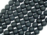 Matte Black Onyx Beads, 10mm Faceted Round-Gems: Round & Faceted-BeadBeyond