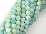 Matte Amazonite Beads, 8mm Round Beads-Gems: Round & Faceted-BeadBeyond