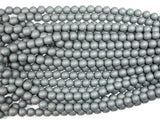 Matte Hematite Beads, 8mm Round Beads-Gems: Round & Faceted-BeadBeyond
