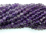 Amethyst Beads, Approx 5.5mm Round Beads-Gems: Round & Faceted-BeadBeyond