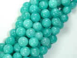 Sponge Quartz Beads-Teal, 10mm Round Beads-Gems: Round & Faceted-BeadBeyond