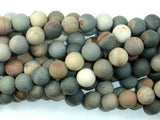 Matte Polychrome Jasper, 10mm Round Beads-Gems: Round & Faceted-BeadBeyond