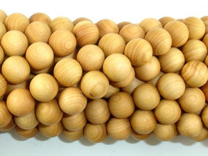 Cedar Wood Beads, Thuja Sutchuenensis, 10mm Round-Wood-BeadBeyond