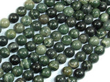 Green Rhodonite Beads, 8mm Round Beads-Gems: Round & Faceted-BeadBeyond