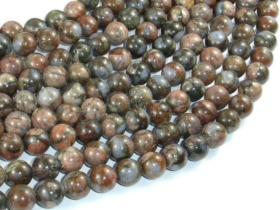 Rhyodacite Beads, 8mm(8.5mm) Round Beads-Gems: Round & Faceted-BeadBeyond