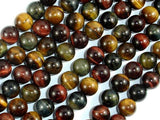 Tiger Eye Beads, 3 color, 8mm-Gems: Round & Faceted-BeadBeyond