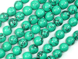 Howlite Turquoise Beads-Green, 10mm Round Beads-Gems: Round & Faceted-BeadBeyond