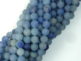 Matte Blue Aventurine Beads, Round, 6mm-Gems: Round & Faceted-BeadBeyond