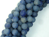 Matte Blue Aventurine Beads, Round, 10mm-Gems: Round & Faceted-BeadBeyond