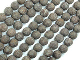Matte Brown Snowflake Obsidian Beads, 8mm Round Beads-Gems: Round & Faceted-BeadBeyond