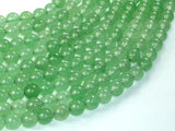 Jade Beads, Green, 8mm Round Beads-Gems: Round & Faceted-BeadBeyond