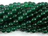 Jade Beads, Emerald, 8mm Round Beads-Gems: Round & Faceted-BeadBeyond