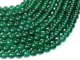 Jade Beads, Emerald, 8mm Round Beads-Gems: Round & Faceted-BeadBeyond