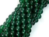 Jade Beads, Emerald, 8mm Round Beads-Gems: Round & Faceted-BeadBeyond