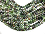 Dendritic Green Jade Beads, 10mm Round Beads-Gems: Round & Faceted-BeadBeyond