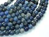 Dumortierite Beads, 8mm Round Beads-Gems: Round & Faceted-BeadBeyond