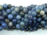 Dumortierite Beads, 8mm Round Beads-Gems: Round & Faceted-BeadBeyond