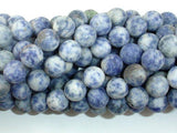 Matte Blue Spot Jasper Beads, 10mm Round Beads-Gems: Round & Faceted-BeadBeyond