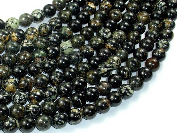 Firework Jasper, 8mm Round Beads-Gems: Round & Faceted-BeadBeyond