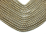 Hematite Beads-Gold, 8mm Round Beads-Gems: Round & Faceted-BeadBeyond