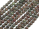 Red Green Garnet Beads, Kashgar Garnet, 6mm Round Beads-Gems: Round & Faceted-BeadBeyond