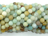 Amazonite Beads, 6mm (5.8mm) Faceted Round Beads-Gems: Round & Faceted-BeadBeyond