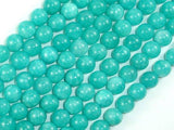 Sponge Quartz Beads-Teal, 8mm Round Beads-Gems: Round & Faceted-BeadBeyond