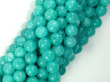 Sponge Quartz Beads-Teal, 8mm Round Beads-Gems: Round & Faceted-BeadBeyond