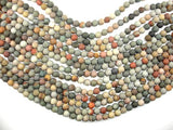 Matte Polychrome Jasper, 6mm Round Beads-Gems: Round & Faceted-BeadBeyond