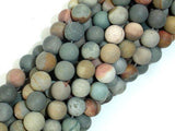 Matte Polychrome Jasper, 8mm Round Beads-Gems: Round & Faceted-BeadBeyond