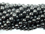 Hematite, 8mm Faceted Round Beads-Gems: Round & Faceted-BeadBeyond