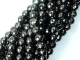 Hematite, 8mm Faceted Round Beads-Gems: Round & Faceted-BeadBeyond