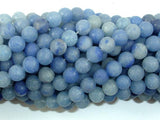 Matte Blue Aventurine Beads, Round, 6mm-Gems: Round & Faceted-BeadBeyond