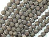Matte Brown Snowflake Obsidian Beads, 6mm Round Beads-Gems: Round & Faceted-BeadBeyond