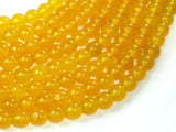 Jade Beads, Yellow, 8mm Round Beads-Gems: Round & Faceted-BeadBeyond