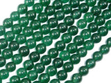 Jade Beads, Emerald, 8mm Round Beads-Gems: Round & Faceted-BeadBeyond