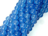 Jade Beads, Blue, 8mm Round Beads-Gems: Round & Faceted-BeadBeyond