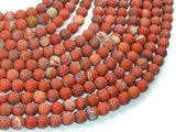 Matte Red Jasper Beads, 6mm, Round Beads-Gems: Round & Faceted-BeadBeyond