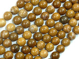 Agate Beads-Brown, 8mm(8.5mm)-Agate: Round & Faceted-BeadBeyond