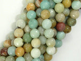 Amazonite Beads, 8mm Faceted Round-Gems: Round & Faceted-BeadBeyond