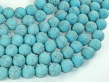 Matte Howlite Turquoise Beads, 10mm Round Beads-Gems: Round & Faceted-BeadBeyond