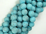 Matte Howlite Turquoise Beads, 10mm Round Beads-Gems: Round & Faceted-BeadBeyond