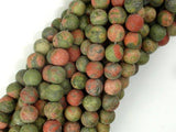 Matte Unakite, 6mm Round Beads-Gems: Round & Faceted-BeadBeyond