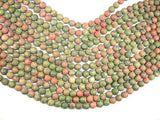 Matte Unakite Beads, 8mm Round Beads-Gems: Round & Faceted-BeadBeyond