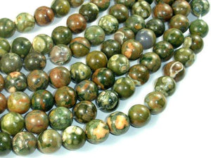Rhyolite Beads, 10mm (10.6mm) Round Beads-Gems: Round & Faceted-BeadBeyond