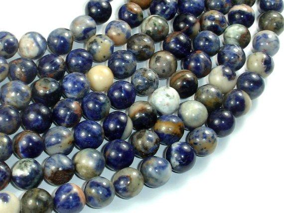 Orange Sodalite Beads, 10mm Round Beads-Gems: Round & Faceted-BeadBeyond